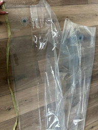 Штора для ванної кімнати GLASSY. Розмір 180х180, матеріал PEVA з кільцями 12 шт