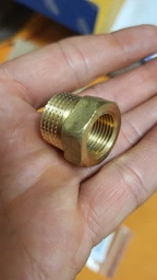 Футорка латунна Pattaroni Ø 1-1/2"×2-1/2" внутр.- зовн. різьба фото від покупців 4