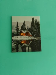 Картина по номерам Brushme Заснеженная ночь 40×50 (BS52498) фото от покупателей 4
