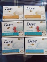 Упаковка крем-мыла Dove Ассорти 90 г х 6 шт (8720633011687/8720633015760) фото от покупателей 5