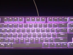 Клавіатура Hator Rockfall 2 Mecha TKL Orange USB Lilac (HTK-724) [92406]