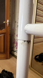 Полка стеллаж напольный Fold Clothes над стиральной машиной количество полок 3 шт Белая