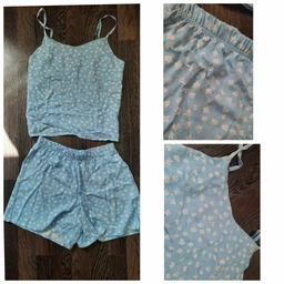 Піжама (майка + шорти) жіноча BARWA garments 0340/313 S Блакитна (2113403131030) фото від покупців 1