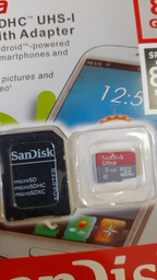 Карта памяти SanDisk Ultra microSD XC 8GB class 10 SD адаптер фото от покупателей 1