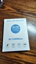 Wi-Fi/Bluetooth адаптатор Bodasan WB803 1300Mb дводіапазонний 2.4/5GHz з Bluetooth 5.0 Black (WB803)