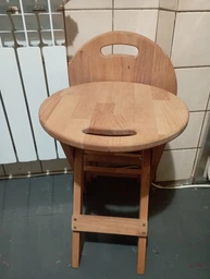 Табурет розкладний складний дерев`яний Т-69 покритий лаком Бук Чорний To be Wood
