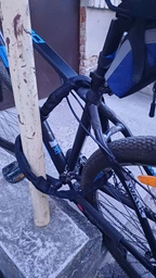 Замок для велосипеда цепной 90 см West Biking стальной велозамок под ключ замок для велосипеда самоката мотоцикла коляски противоугонный надежный велозамки вест байкинг Черный 72077 фото от покупателей 9