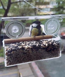Кормушка для птиц на окно House_for_birds "Лоджия" фото от покупателей 13