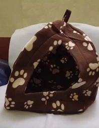 Мягкий домик для собак и кошек Pet Toys Hut 27х27 см Синий фото от покупателей 7