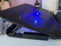 Охлаждающая подставка для ноутбука Dyxon Fix Cooling 9 Black (DXNLSFC9B) фото от покупателей 5