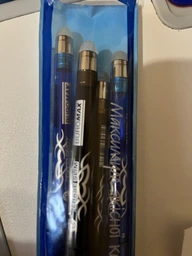 Набір з 4 гелевих ручок Buromax Erase Slim Пиши-стирай 0.5 мм (4 синіх) (BM.8300.Z)