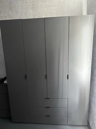 Шафа розпашна для одягу Doros Гелар 155х49,5х203,4 см Білий (DRS-011100) фото від покупців 1
