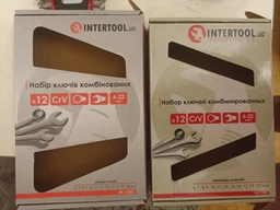 Набір рожково-накидних ключів Intertool 12 шт. (6-22 мм) (HT-1203) фото від покупців 2