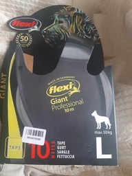 Поводок-рулетка Flexi Giant Professional Neon 10 м Черный (4000498030103) фото от покупателей 1