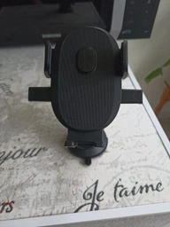 Тримач для телефону автотримач BOROFONE BH93 Grand one-button car holder center console Black (6941991103698)