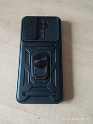 Ударопрочный чехол Camshield Serge Ring для Xiaomi Redmi 9 Синий Без бренда