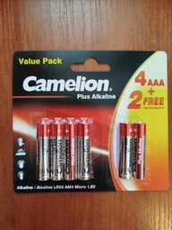 Батарейки Camelion Plus Alkaline AAA (LR03) 2 шт. (LR03-BP2) фото від покупців 1