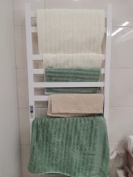 Набор 3 бамбук / хлопок полотенец Lovely Svi для ванной, отелей, SPA, саун 70x140 см, 50x90 см, 35x35 см Зеленый фото от покупателей 5