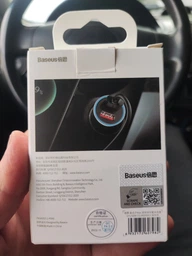 Автомобільний зарядний пристрій Baseus Golden Contactor Max Dual Fast Charger U+C 60 W Dark Gray (YM1518) фото від покупців 1