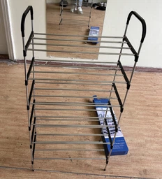 Полка для обуви 6 ярусов модульная складная New shoe rack металлическая органайзер стойка для обуви фото от покупателей 1