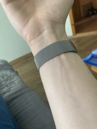 Металевий ремінець Milanese Loop Band для Apple Watch 38/40/41 mm Silver фото від покупців 3