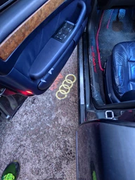 Підсвічування дверей з логотипом авто Audi (Ауді). Підсвічування в двері led White/Red фото від покупців 3