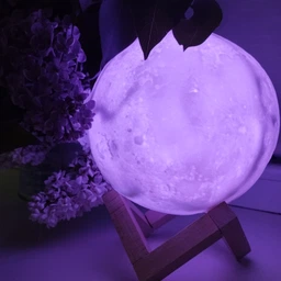 Настольный светильник-ночная луна с пультом 15 см "Magic Moon" 16 цветов фото от покупателей 16
