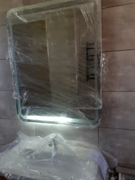 Зеркало Омега с LED подсветкой L-03 (500х700) фото от покупателей 8