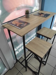 Стіл барний у стилі Лофт каркас металевий Bar-table-115 фото от покупателей 1
