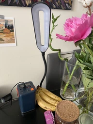 Настольная лампа светодиодная гибкая LED на прищепке юсб Beluck BL-01 USB лед лампа прищепка от блочка и павербанка кабель черная (BLK01Black) фото от покупателей 9