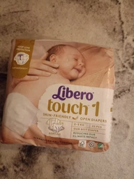 Детские подгузники Libero Touch размер 1 (2-5 кг), 22 шт Детские одноразовые подгузники с защитой от протечек и индикатором влаги Памперсы для детей