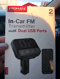 FM-трансмиттер Promate ezFM-2 AUX/SD/USB Black