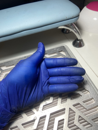 Нитриловые перчатки SanGig, плотность 3.5 г. - голубые (100 шт) XL (9-10)