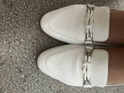 Женские лоферы из кожи Blizzarini S636-13-Y081A-9 39 24.5 см Белые