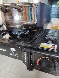 Газовая плитка Kitchen Pro BDZ-138 туристическая горелка 1582 г Черный (138BZDTRGZPLT) TIN66 фото от покупателей 6