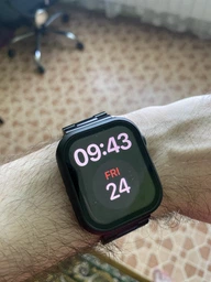 Защитный чехол со стеклом для для Apple Watch 4/5/6/SE/SE 2 (44 мм) Black фото от покупателей 6