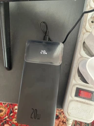 Портативна батарея Baseus Bipow Digital Display Power Bank 10000mAh 20W Overseas Edition PPBD050502&nbsp;White фото від покупців 10