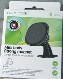 Тримач для мобільного BOROFONE BH103 Cloud magnetic car holder(center console) Black (6941991108037) фото от покупателей 1