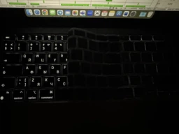 Накладка на клавиатуру Fruct для MacBook Air 13 2020/MacBook Air 13 M1 (2021) EU Черная Украинские буквы фото от покупателей 4