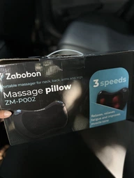 Масажна роликова подушка інфрачервоний масажер для спини та шиї Zabobon ZM-P002 (Premium) фото від покупців 10
