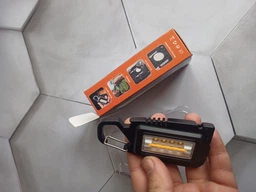 Акумуляторний туристичний аварійний ліхтарик брелок з USB-зарядкою, магнітним та карабіном W5139 ( 5 режимів ) фото від покупців 12