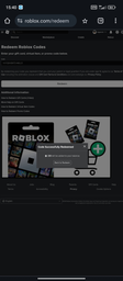 Карта пополнения Roblox Gift Card на 400 ROBUX | 5$ (USD)