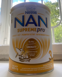 Сухая смесь NAN 3 Supreme Pro с 6 олигосахаридами и двойным пробиотиком для питания детей от 12 месяцев 800 г (7613036951449) фото от покупателей 16