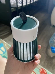 Пастка-лампа від комах Mosquito killing Lamp YG-002 акумуляторна з LED підсвічуванням та USB-зарядкою Сіра фото від покупців 15