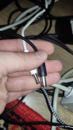 Кабель адапер-переходник USB/DC 4*1.7 мм 12V 1 Ампер, Кабель питания роутера от павербанка и USB фото от покупателей 3
