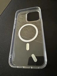 Протиударний чохол для iPhone 15 Pro Max з Magsafe IPAKY Comely Series Прозорий фото від покупців 3
