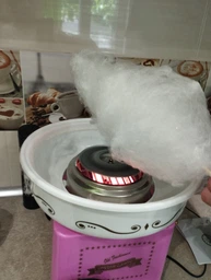 Апарат для приготування солодкої вати Рожевий Cotton candy maker (SH774132) фото від покупців 1