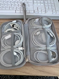 Чехол Sweetone для Power Bank и внешнего диска, проводов и кабелей Серый (SM05-SGY) фото от покупателей 13
