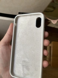 Чехол-накладка Silicone case для IPhone X/Xs Black чёрный фото от покупателей 5