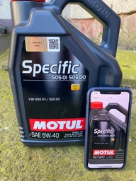 Моторное масло Motul Specific VW 505.01/502.00/505.00 5W-40 1 л (101573) фото от покупателей 2